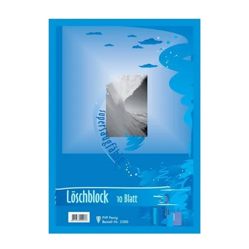 PVP Penig 2300 Löschblattblock A4 farbig - 10 Blatt, ideal für kreative Projekte und vielseitige Anwendungen
