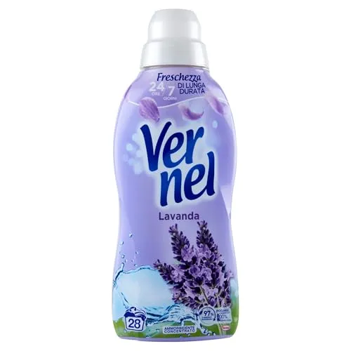 Vernel Vernel Lavendel Weichspülerkonzentrat Waschmaschine, Weichspüler für Wäsche mit Duft bis zu 100 Tage, 700 ml - 700 ml