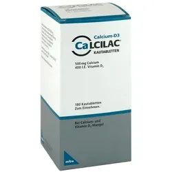 Produktbild Calcilac 500mg/400 internationale Einheiten