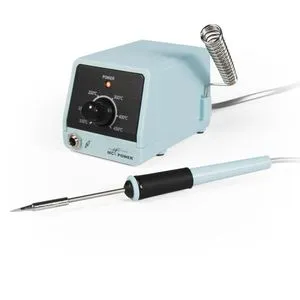 Regelbare Lötstation mit Micro Feinlötkolben 8W 100-450°C - Lötgeräte für Modellbau und Hobby, präzise Temperatureinstellung von 100-450°C für feine Lötarbeiten und optimale Kontrolle.