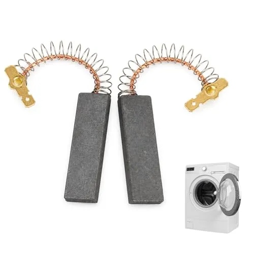 Stück 12,5x5x43mm Motorkohlen Kohlebürsten Ersatzteile für Waschmaschinen, Waschmaschine Kohlebürste, Kohle Stifte Ersatz für 00605694 605694, Waschmaschinenmotor Ersetzt Kohlebürsten 2