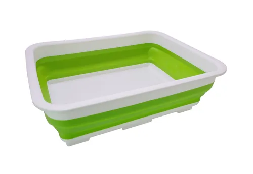 Spülschüssel 6 Liter Waschschüssel Faltschüssel Camping Kunststoff Silikon