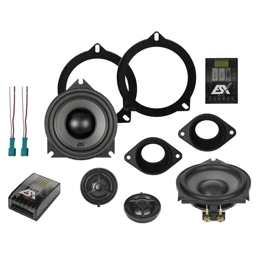 VS100C BMW 2-Wege System - Car-HiFi-Lautsprecher mit 10 cm Durchmesser, 2 x 60/120 Watt Belastbarkeit und hochwertigem Gewebehochton für erstklassigen Klang im Auto.