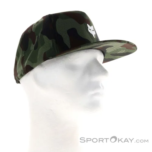 Fox Head Camo Tech Schildmütze - Oliv Dunkelgrün, One Size - Caps & Hüte, stylische Camo-Optik für einen trendigen Look und optimalen Sonnenschutz.