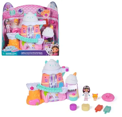 Spin Master Gabby's Dollhouse: Zuckerguss-Gebirge Spielset (6074119) - Spielzeugfigur für kreative Kinder, mit interaktivem Zuckerguss-Gebirge für fantasievolles Spielen und Abenteuer!