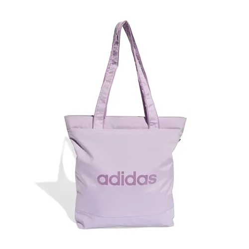 adidas Damen LINEAR Essentials Shopper Tasche - Damen-Shopper mit recyceltem Polyester, strapazierfähiger TPE-Beschichtung und praktischer Reißverschlusstasche – perfekt für den Alltag!