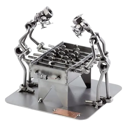 Steelman24 I Schraubenmännchen Tischfußball I Made in Germany I Handarbeit I Geschenkidee I Stahlfigur I Metallfigur I Metallmännchen