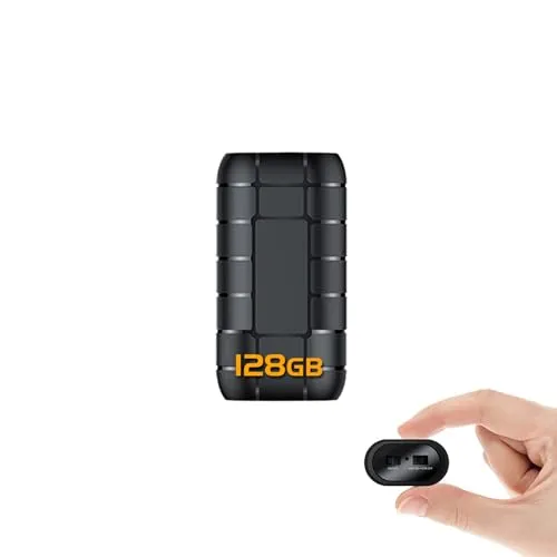 STTWUNAKE 12: Magnetischer Sprachaktivierter Rekorder mit 128 GB
