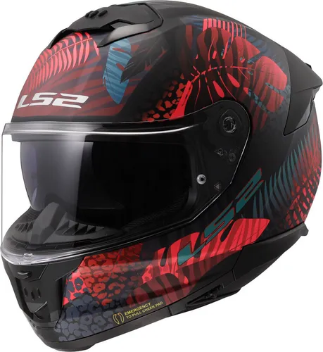 LS2 Stream II FF808 Jungle XXL Integralhelm mit Sonnenblende - Vielseitiger Integralhelm für ATV, Onroad und mehr, mit kratzfestem Visier, optimaler Belüftung und inklusive Aufbewahrungstasche – ideal für alle Jahreszeiten.