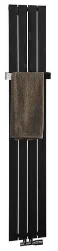 Sapho Badheizkörper COLONNA 298x1800mm, Schiefer-Textur - Eleganter Badheizkörper mit 614 W Leistung, ideal für Zentralheizung. Mit Handtuchhalter und ansprechender Schiefer-Textur, perfekt für stilvolle Badezimmer.
