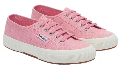 Superga Sneaker Cotu Classic 2750 pink/weiß Damen, Größe Euro (US): 39 (8) - Sneaker aus 100% veganem Material, handgefertigt und mit vulkanisierter Sohle. Der zeitlose Superga Cotu Classic 2750 kombiniert Stil und Nachhaltigkeit.