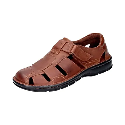 Comfortabel Sandalen EUR 42 - Sportive Herren Sandalen, ideal für Wanderungen, aus weichem Birkoflor mit stufenlos verstellbarem Klettverschluss und gelenkschonender Polyurethansohle.