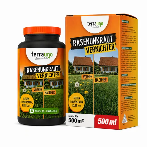 Flüssiger Unkrautvernichter 500 ml für Rasen