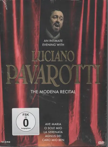 Luciano Pavarotti - The Modena Recital: An Intimate Evening mit Luciano Pavarotti - DVD mit einer unvergesslichen Live-Performance des legendären Tenors, ideal für Musikliebhaber und Fans klassischer Musik.
