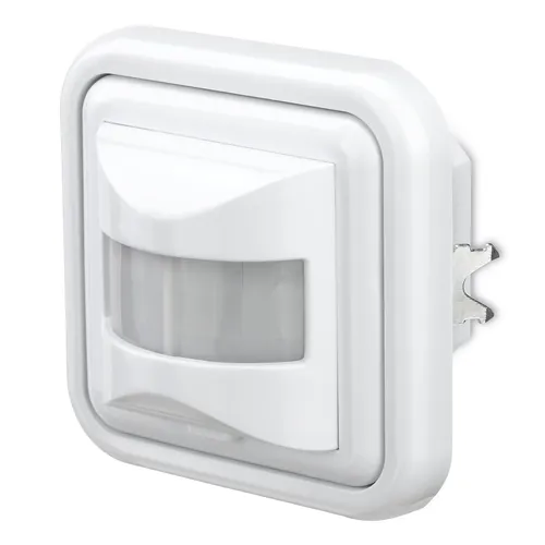 Bewegungsmelder Infrarot Wand Einbau Innenmontage Unterputz IP20 160° 9m weiß