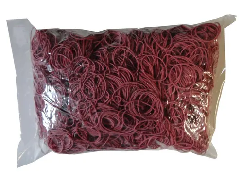 1kg Gummibänder Gummiringe rot Breite=4mm Ø=80mm