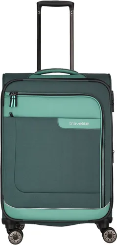 Travelite 4-Rad Koffer Größe M in grün von travelite