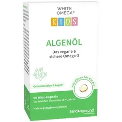 WHITE OMEGA Kids Algenöl Weichkapseln 90 St