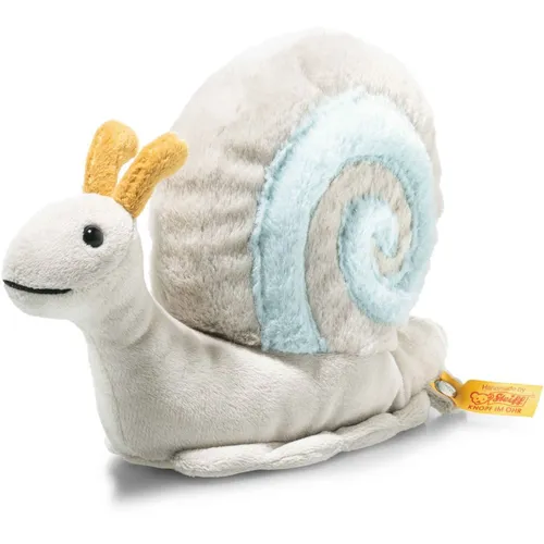 Steiff Snailly Schnecke 20 cm - Kuscheltier für Kinder - Stofftiere & Teddybären - Die Steiff Snailly Schnecke ist ein weicher, flauschiger Spielkamerad, ideal für Babys und Kleinkinder. Waschmaschinenfest und aus unbedenklichen Materialien gefertigt.