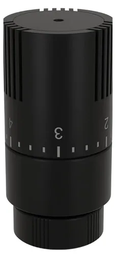 Schläfer 37040300 Thermostatventil, matt schwarz für Heizkörper