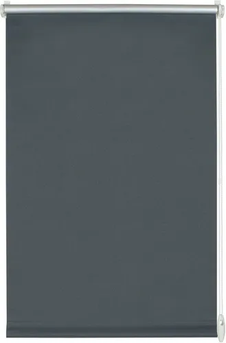 Gardinia EASYFIX Rollo Thermo 95 x 150 cm - Energiesparend ohne Bohren - Energiesparendes Rollo in schiefer, lichtundurchlässig mit alubeschichteter Rückseite für optimale Wärmeisolierung. Einfache Montage ohne Bohren - perfekt für jeden Fensterflügel!