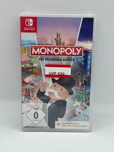 Nintendo Switch - Monopoly Spiel - PC- & Videospiele, klassisches Brettspiel für die ganze Familie, ideal für gesellige Abende und strategisches Denken.