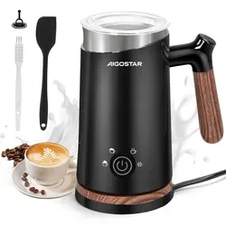 Aigostar Milchaufschäumer 4 in 1 in schwarz von Aigostar