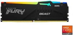 Kingston FURY Beast RGB DDR5 32GB PC 5600 CL36 - Arbeitsspeicher mit beeindruckendem RGB-Licht und schneller Leistung, ideal für Gaming und kreative Anwendungen.