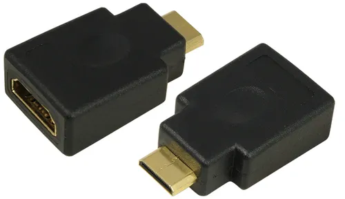 LogiLink Mini Adapter HDMI Kupplung - HDMI Stecker 19 Pol