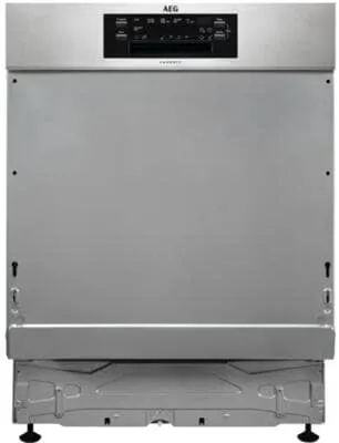AEG FEE7671APM Teilintegrierter Geschirrspüler - Geschirrspüler mit 14 Maßgedecken, Besteckschublade und Abschaltautomatik für effizientes Spülen und Energieeinsparung.