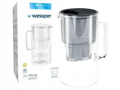 WESSPER AquaMax Crystalline 2,5 L Wasserfilterkanne