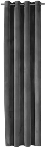 Gerster Gardine Fenja, Ösen (1 St) - Fertiggardinen aus blickdichtem Samtstoff, ideal für eine moderne Raumgestaltung mit einfacher Handhabung dank 4 cm Innendurchmesser der Ösen.