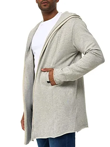 Produktbild Indicode Kapuzensweatjacke Brekstad, Lt Grey Mix