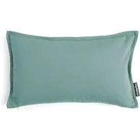 mokebo Outdoor Kissenbezug Das Ruhepolster 50x30cm in Eukalyptus Grün - Entspanne stilvoll mit unserem vielseitigen Nierenkissen in Eukalyptus Grün. Der wasserabweisende Outdoorstoff sorgt für Komfort und Langlebigkeit – perfekt für deine Lounge im Freien!