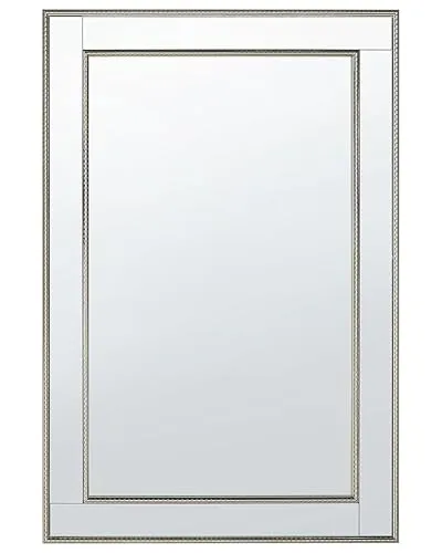 Wandspiegel FENIOUX 60 cm x 90 cm Silber in silber von Beliani