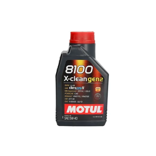 Motoröl MOTUL 8100 X-Clean GEN2 5W40 1L