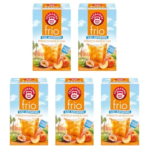 Teekanne frio Pfirisch-Maracuja, 5er Pack von Teekanne