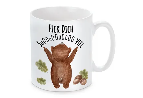 Kaffee- & Teebecher Weiß von Herzbotschaft