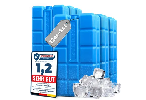 Oramics Kühlakku 200ml - Auslaufsicher und Formstabil - Küchengeräte-Zubehör für optimale Kühlung bis zu 12 Stunden, ideal für Zuhause und unterwegs bei Sportarten wie Wandern, Angeln und mehr.
