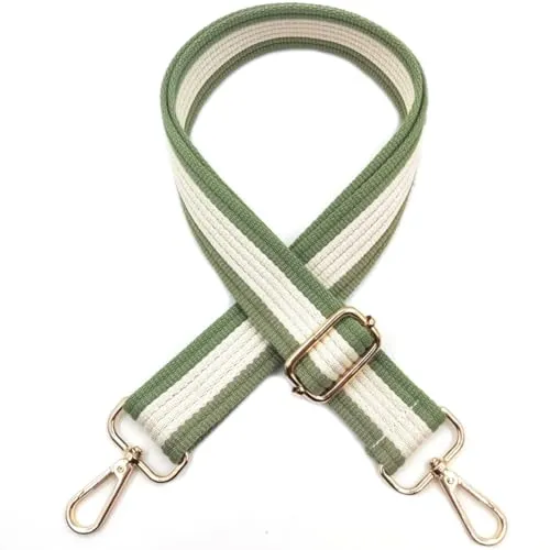 Verstellbarer Taschengurte zum Wechseln, Breite Schultergurt für Taschen Damen, 3.8cm Taschengurt mit Karabiner Gold, Schulterriemen für Damen Moderne Crossbody, Handtasche, Hellgrün, 104