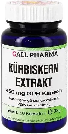 KÜRBISKERN EXTRAKT 450 mg GPH Kapseln 60 St