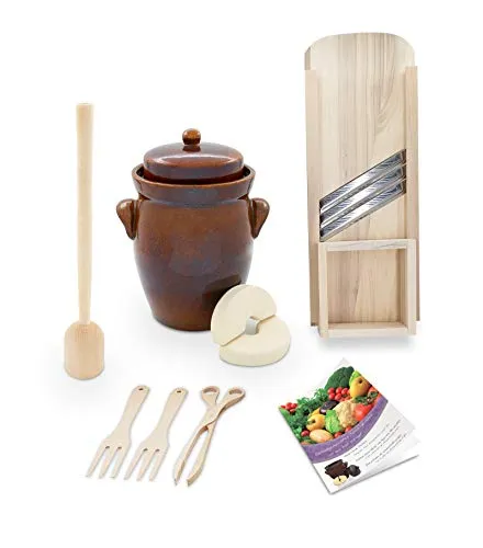 K&K Keramik Gärtopf-Set 5,0 Liter [Form 2] von K&K Keramik