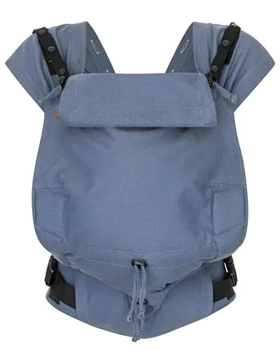Hoppediz Babytrage Primeo – Bauch- & Rückentrage aus 100% Bio-Baumwolle - Babytragen für Neugeborene ab 2,5 kg, mit besonderen WrapCon Trägern für optimale Gewichtsverteilung und entlastenden Komfort für die Nackenmuskulatur.