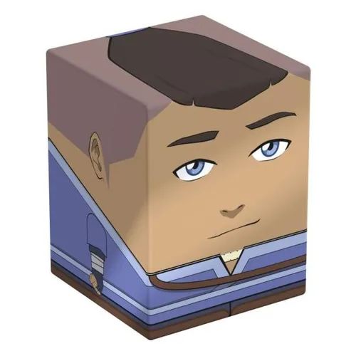 Ultimate Guard Squaroes Avatar: The Last Airbender™, Motiv:Sokka - Actionfiguren und Sammelbox für TCG-Decks, bietet Platz für bis zu 100 Spielkarten, umweltfreundlich aus 78% erneuerbaren Rohstoffen hergestellt.