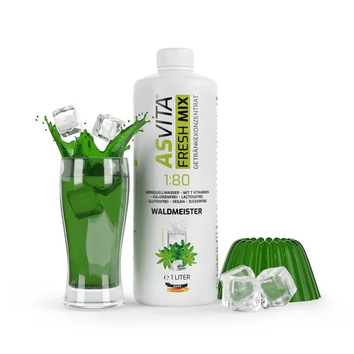  ASVita Fresh Mix 1:80 - 1 Liter Getränkekonzentrat - Waldmeister 14,99 EUR/l