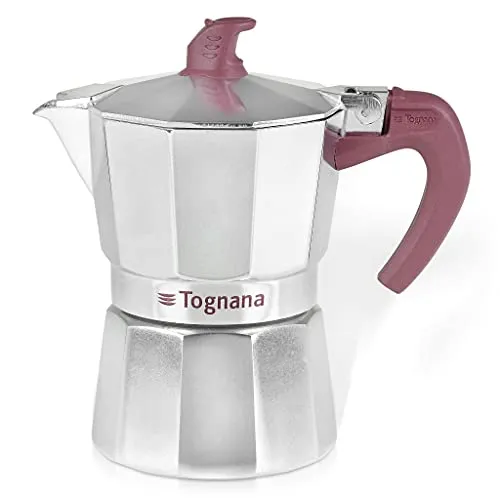 Tognana Extra Style, Moka-Kaffeemaschine, 6 Tassen, Aluminium, Grau