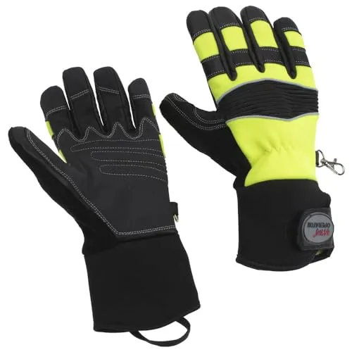 askö THL-Handschuh Operator EN 388 CAT II, Größe 10, neongelb - Arbeitshandschuhe für Feuerwehr und Hilfeleistung, hohe Schnittfestigkeit und Sichtbarkeit durch neongelbe Farbe für mehr Sicherheit.