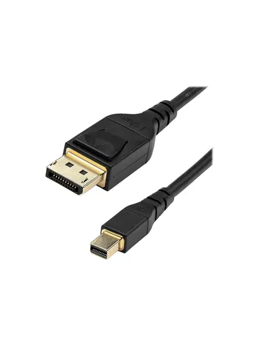 StarTech.com 2M Mini DP to DISPLAYPORT 1.4-8K 60HZ Kabel - Display Kabel, 2m lang, VESA zertifiziert, unterstützt 8K bei 60Hz und bietet hervorragende Signalintegrität durch integrierten Kabelmanager.