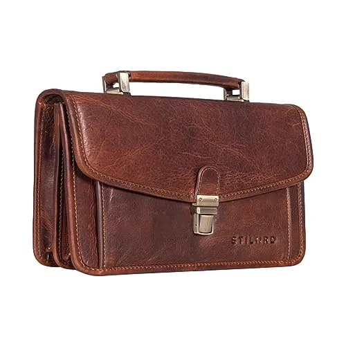 STILORD Yael Leder Clutch Klein Damen