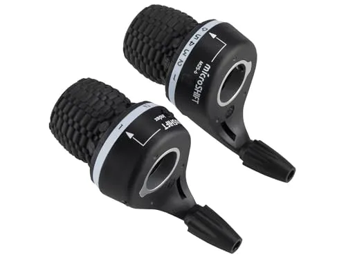 Microshift MTB Twist Schalthebel rechts Shimano 6 Gang schwarz